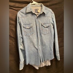 Vintage Wrangler Denim Pearl Snap
